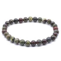 Pulsera 6mm Jaspe Sangre de Dragon